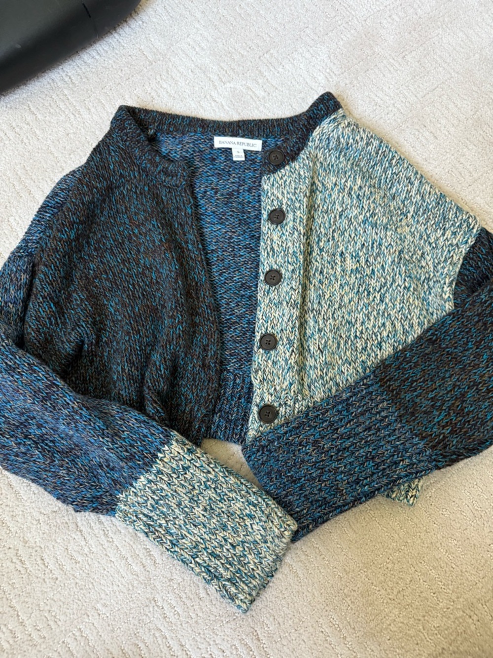 Banana Republic Cotton Cropped Cardigan - Picture 4 of 6